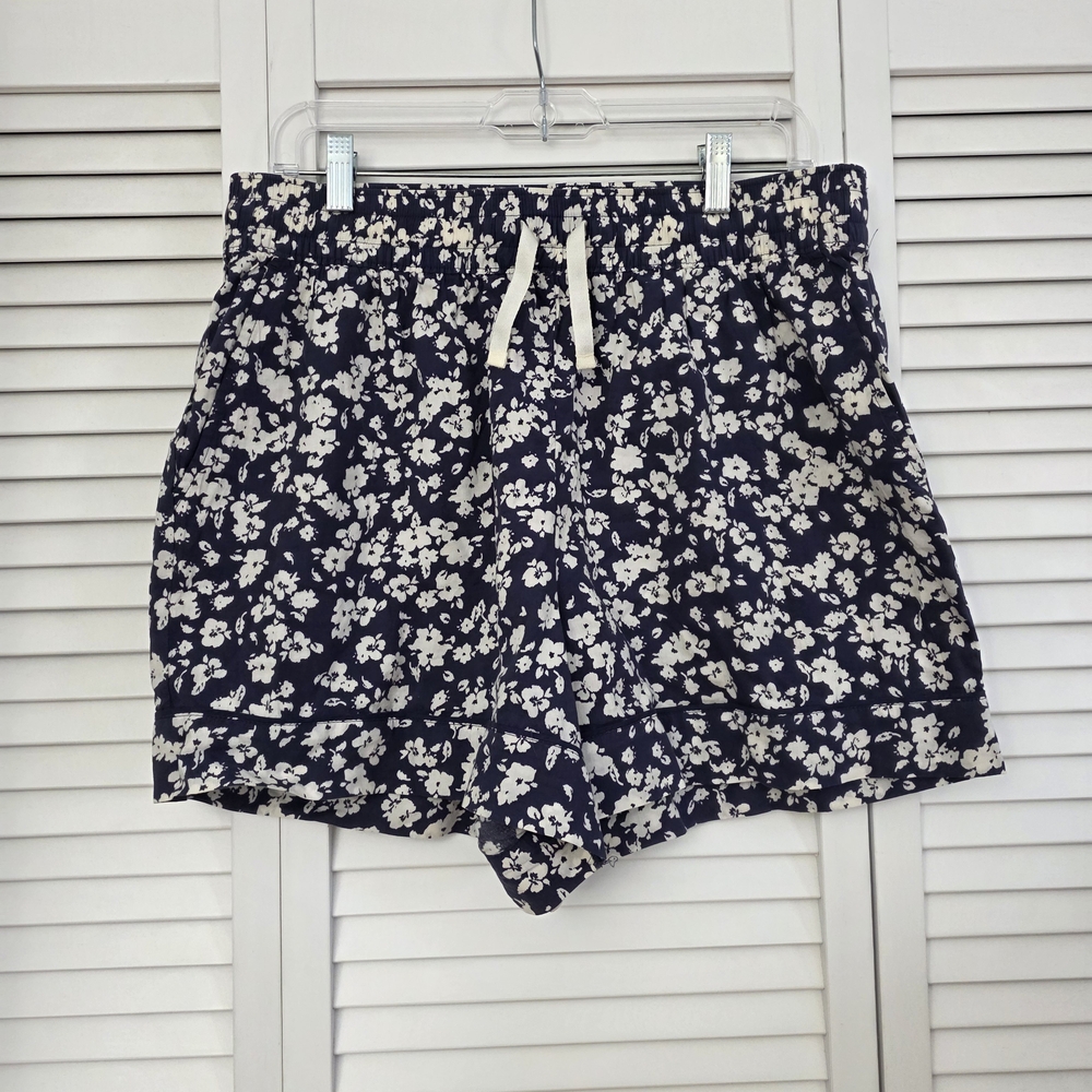NWOT Old Navy Navy Blue Floral Pajama Shorts